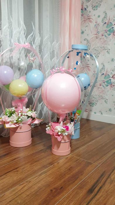 Flower box z balonem