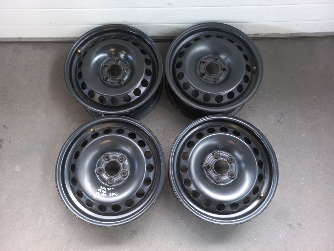 Felgi stalowe 15" 5x100 do Audi A3, VW Polo, Seat Ibiza