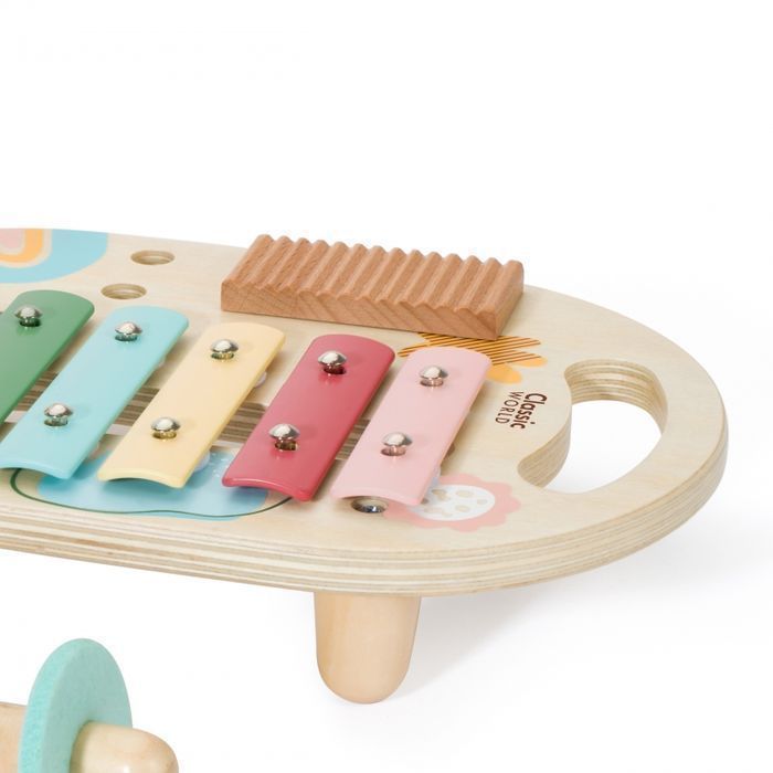 Instrumenty Muzyczne dla Dzieci Cymbałki Bębenek Grzechotka 5 el.