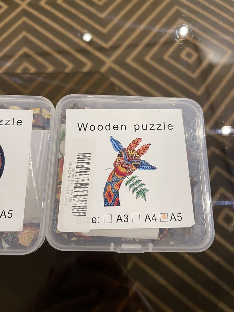 Деревʼяні пазли wooden puzzle