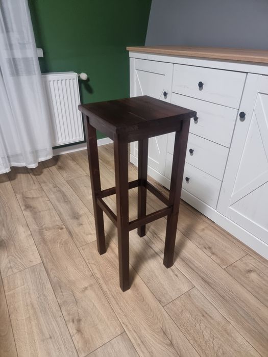 Taboret barowy, wysoki na 80 cm