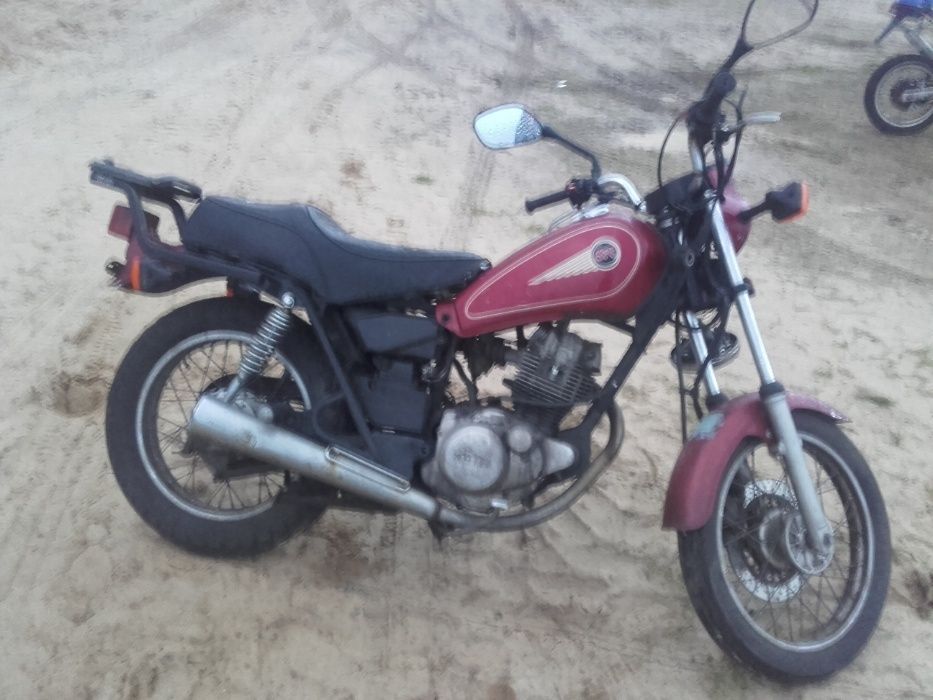 Yamaha sr125 sr 125 lagi bak felga koło wahacz wydech tłumik części