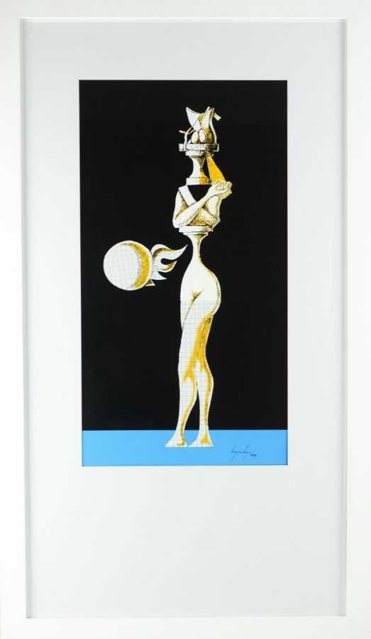 Serigrafia-Cruzeiro Seixas-79/90 Dim. 64x34,5 cm