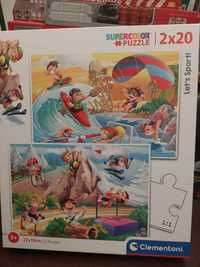 Puzzles "Let's Sport", "Mickey" e "Funny Dinos"