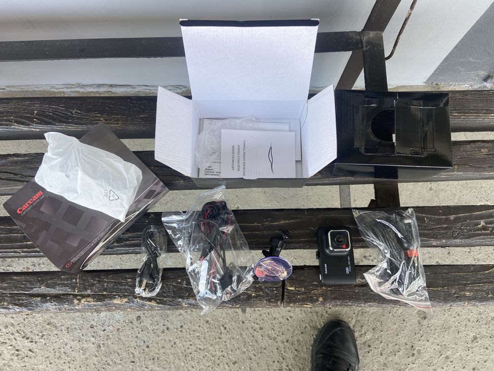 Відеореєстратор Carcam з камерою заднього виду