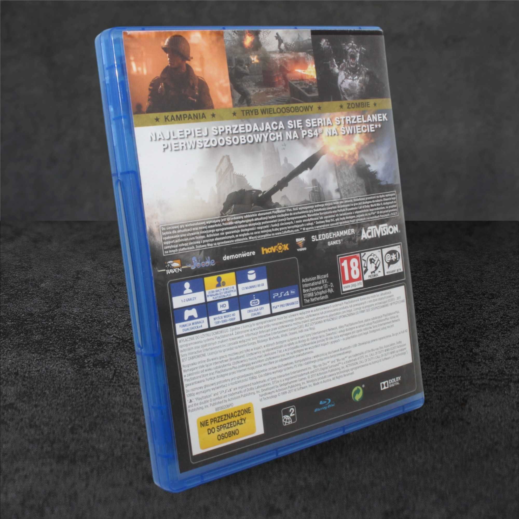 PL 5/5 CALL OF Duty  wwII ps4 GameBAZA