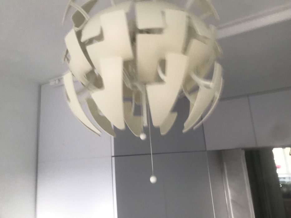 Lampa wisząca ps 2014 ikea biała rozkładana