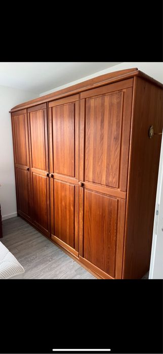 Szafa 4-drzwiowa drewniana teak holz