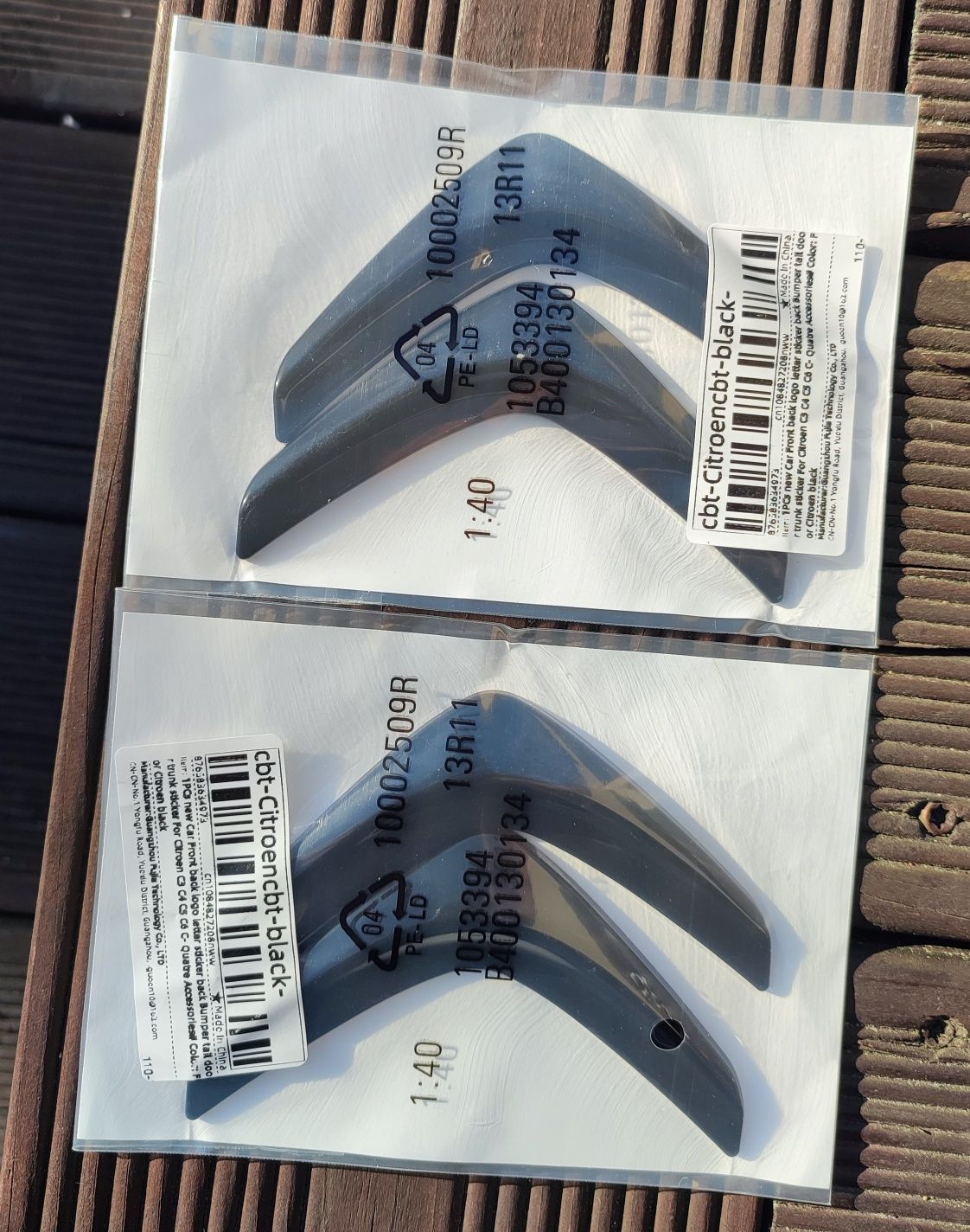 2x Emblemat znaczek Citroen