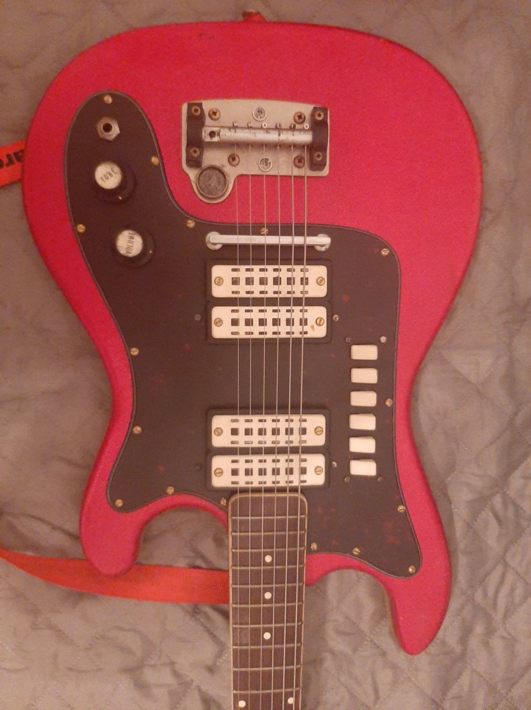 Guitarra EKO 500 V4 Red Sparkle - 1964                    Como Nova