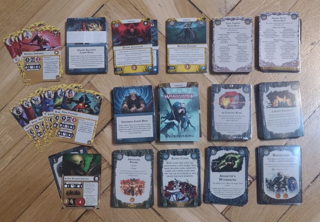 Warscrolle i inne karty do 2 i 1 ed. Warhammer Underworlds / WHU