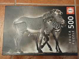 Puzzle 500 peças zebra