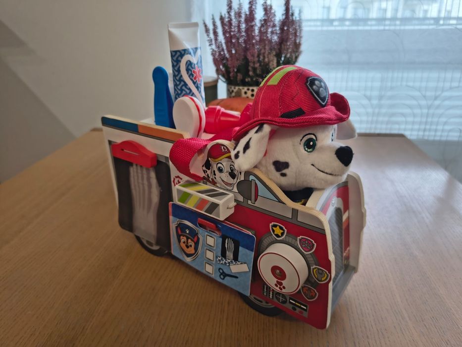 Psi patrol pojazd ratunkowy z maskotką Marschala