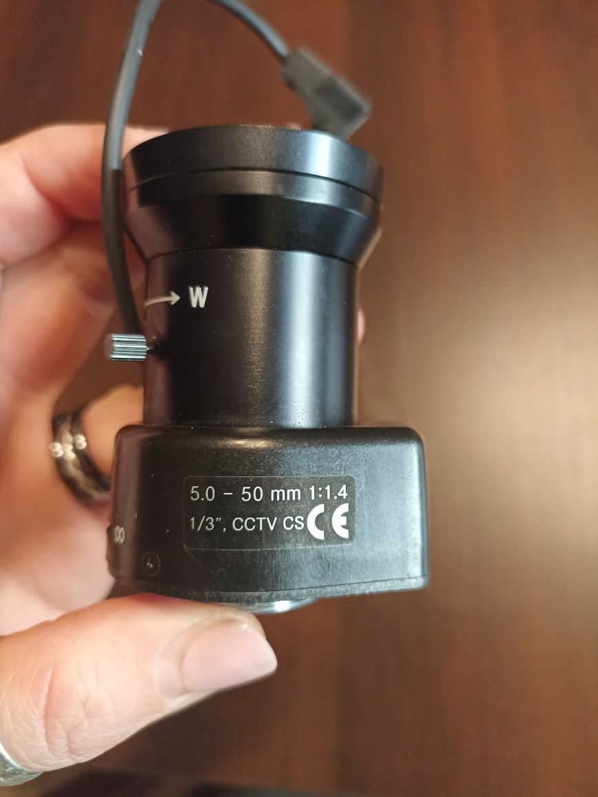 Obiektyw kamera CCTV 5-50mm F1.6 jak nowa  GWARANCJA