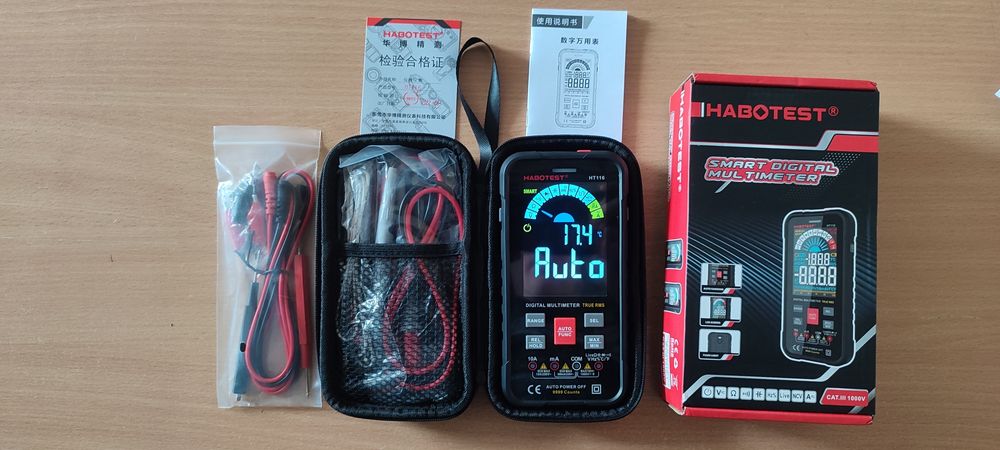 Професійний цифровий мультиметр HABOTEST HT 116 + NCV.