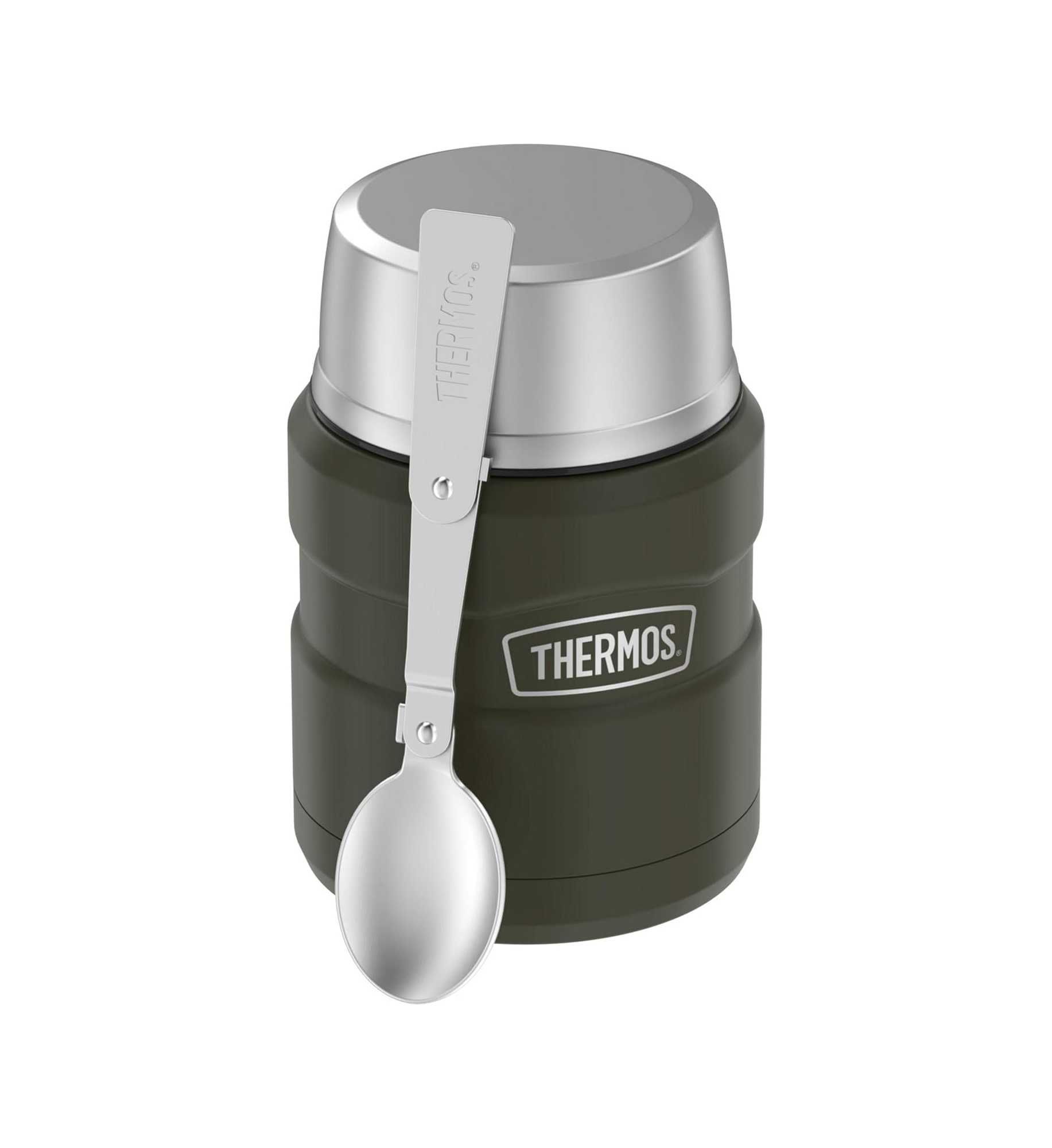 Термос THERMOS Stainless King, 473 мл, з ложкою