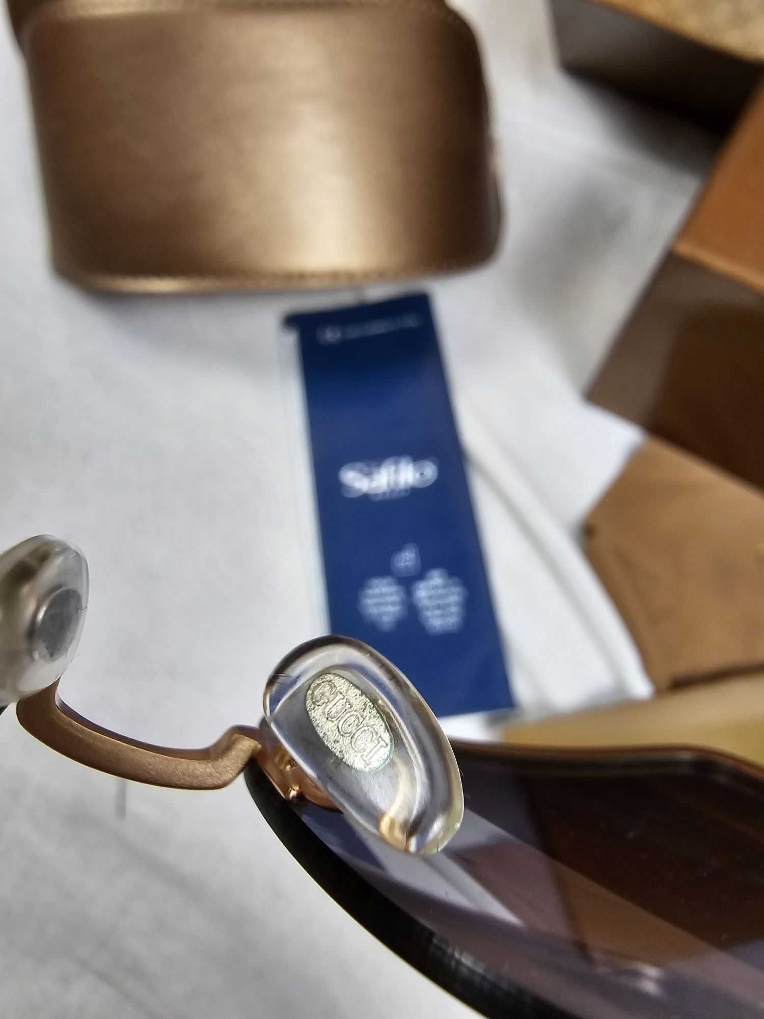 Okulary przeciwsłoneczne Zestaw Gucci logowane pudełko nowość lato