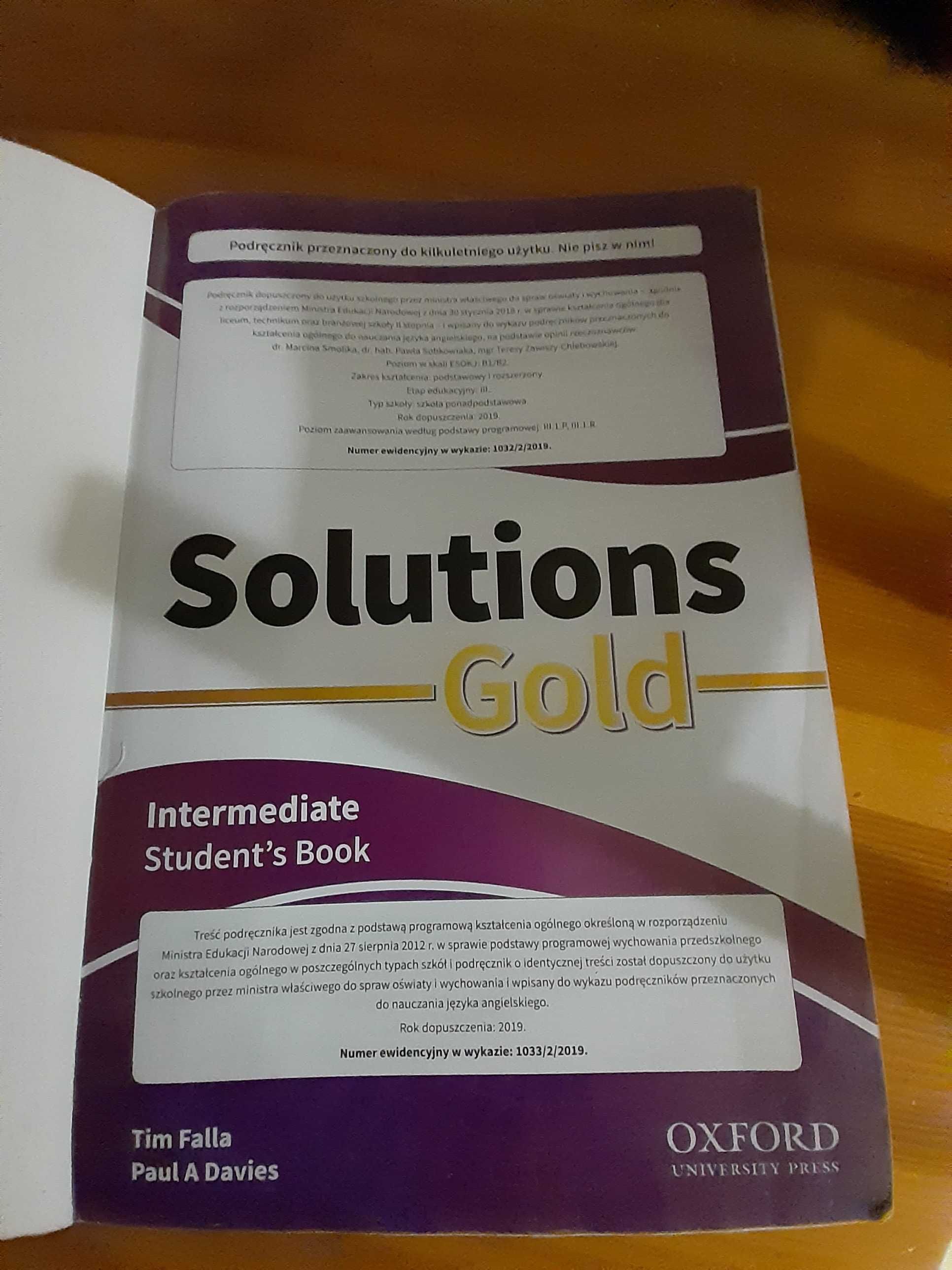 Solutions Gold podręcznik