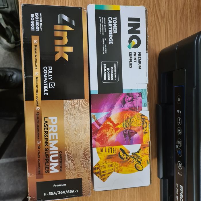 Tonery 2 sztuki nowe