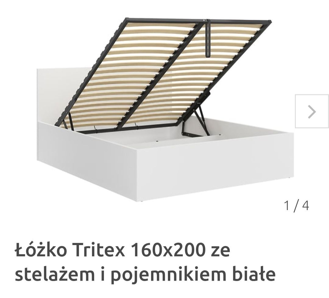 Łóżko z pojemnikiem 160x200