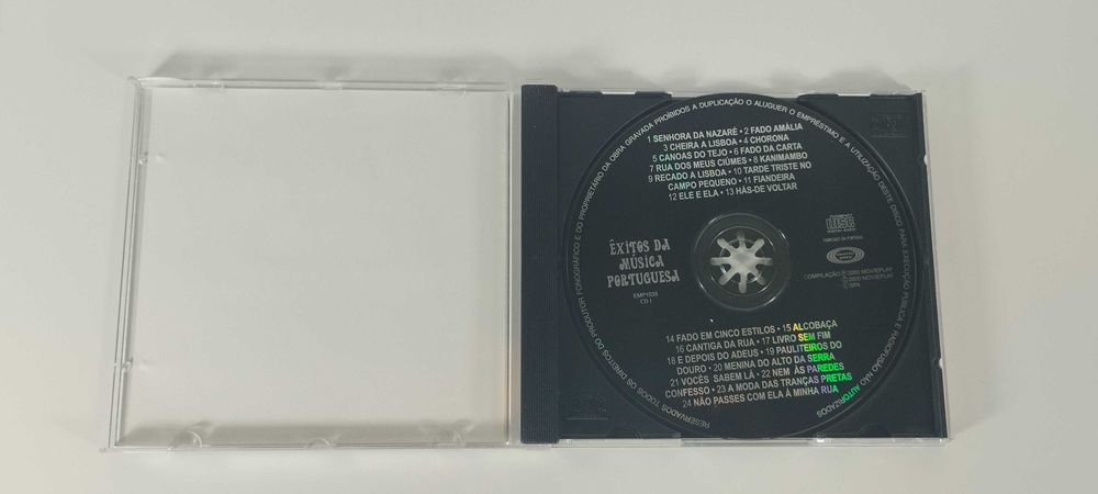 CD Êxitos da Música Portuguesa - Compilação
