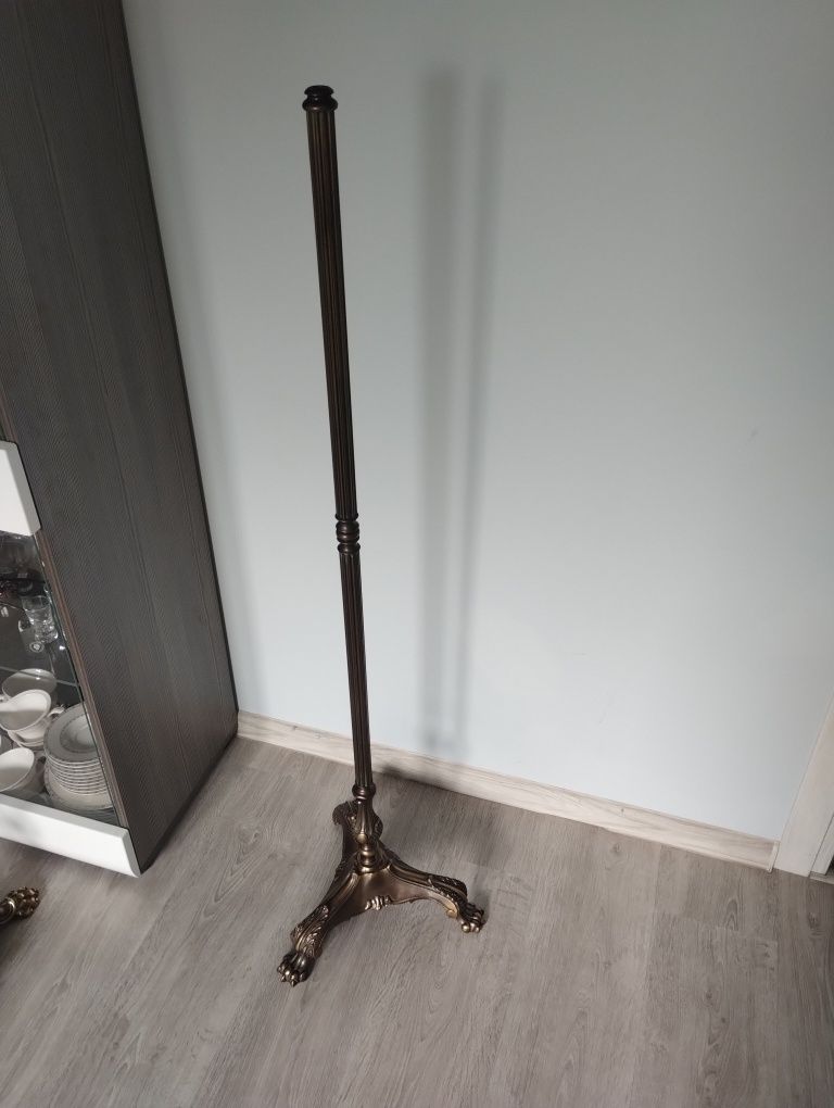 Stara podstawa do lampy stojącej mosiężna.