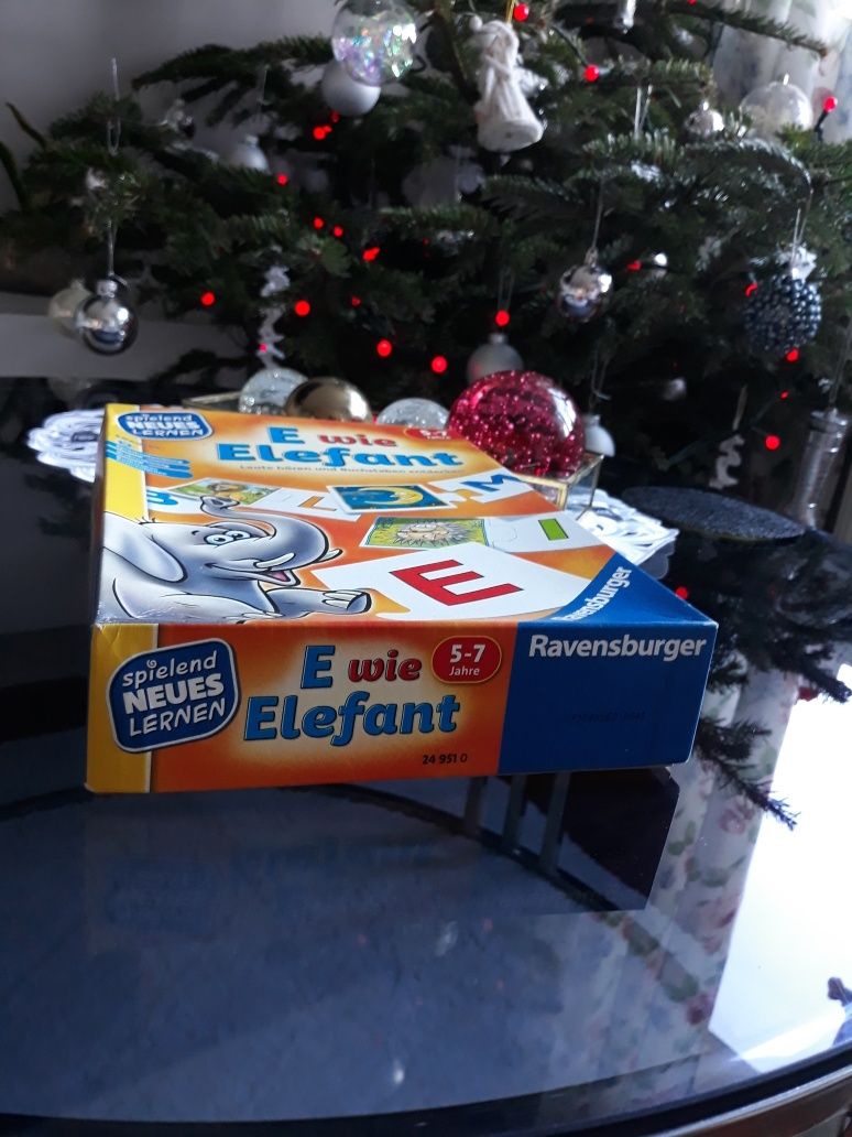 Gra edukacyjna E wie Elefant wydawnictwo Ravensburger od 5 lat