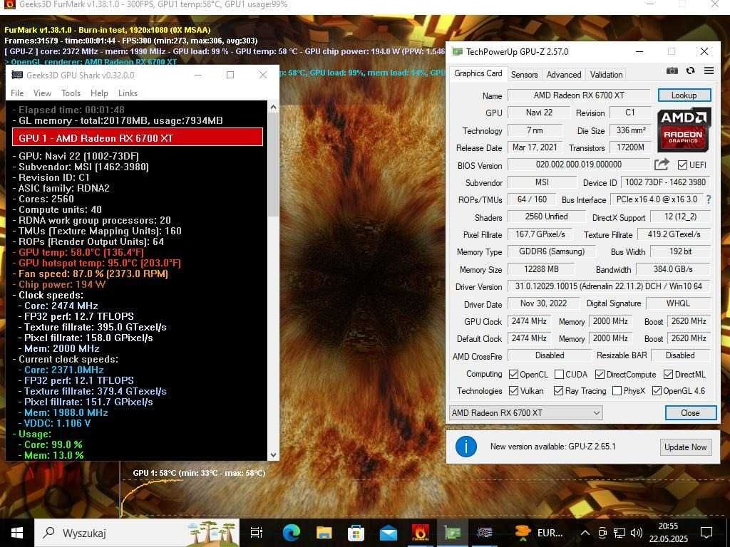 Karta graficzna | RX 6700XT MSI 12GB GDDR6 | MSI MECH  | TOP!