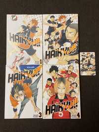 haikyu kaikyuu 1-4 manga mangi kalendarzyk