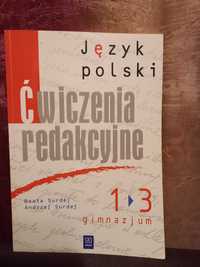 Język polski- ćw. redakcyjne 1- 3 gimnazjum- nowe- B.Surdej A. Surdej