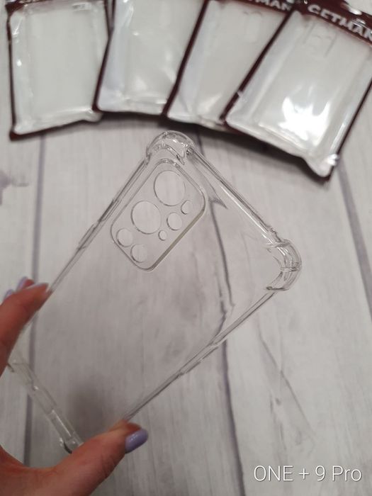 Чехол силикон  Бампер прозрачный накладка One plus + 9 pro Чохол силік
