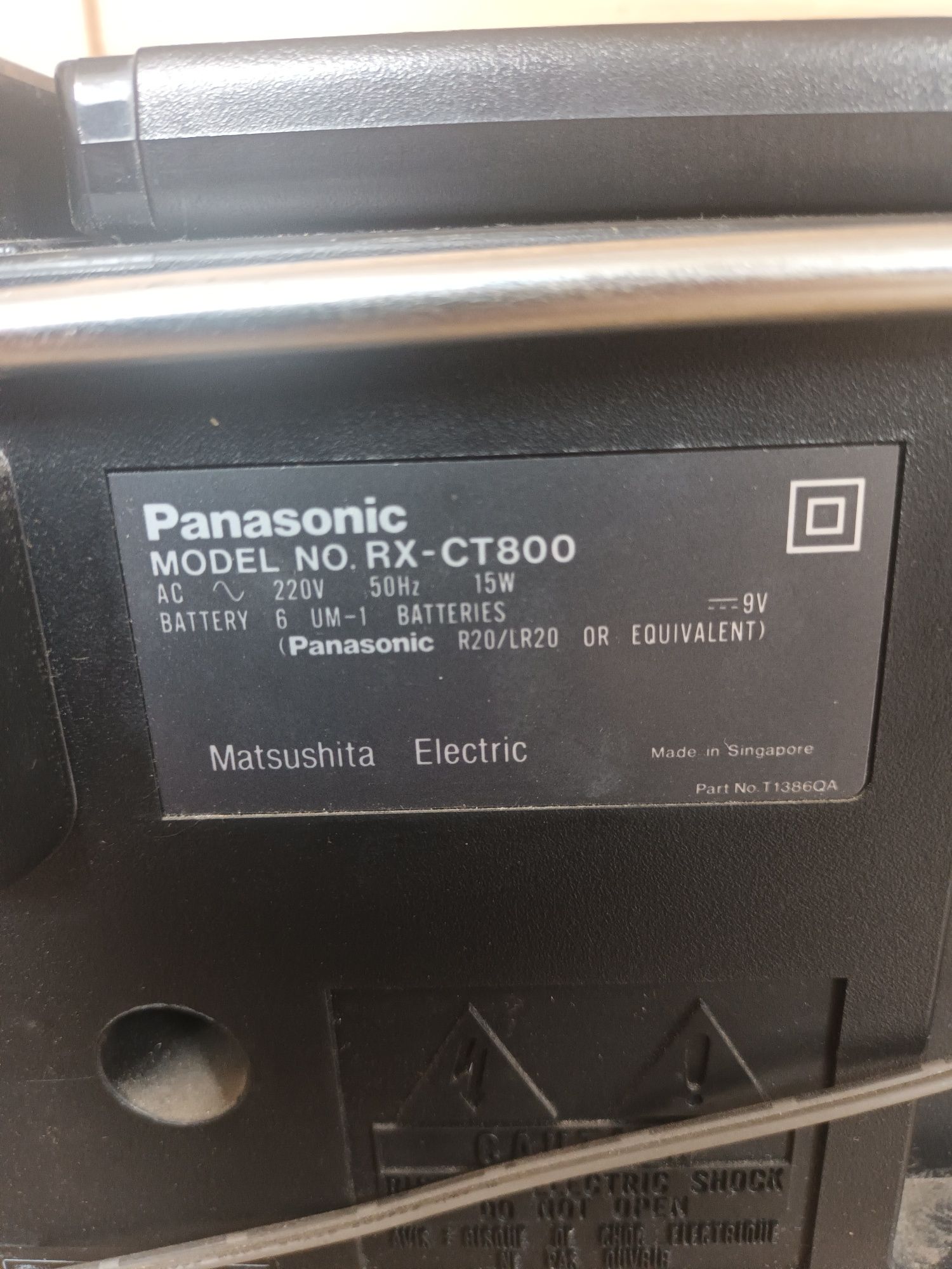Radiomagnetofon Panasonic RX-CT800
