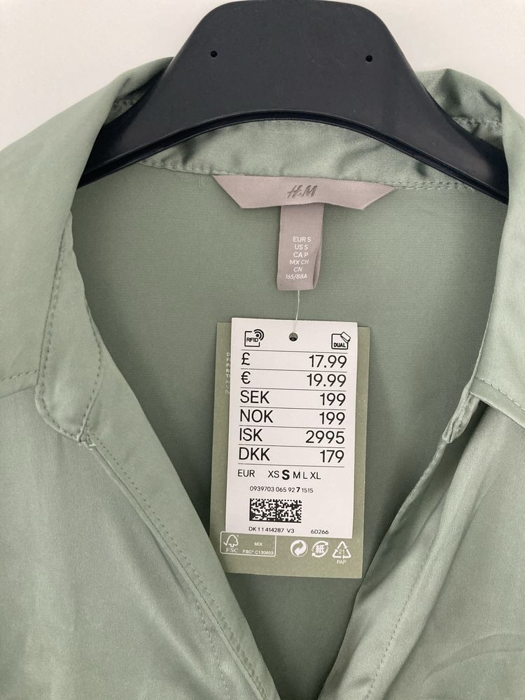 Camisa Verde água H&M