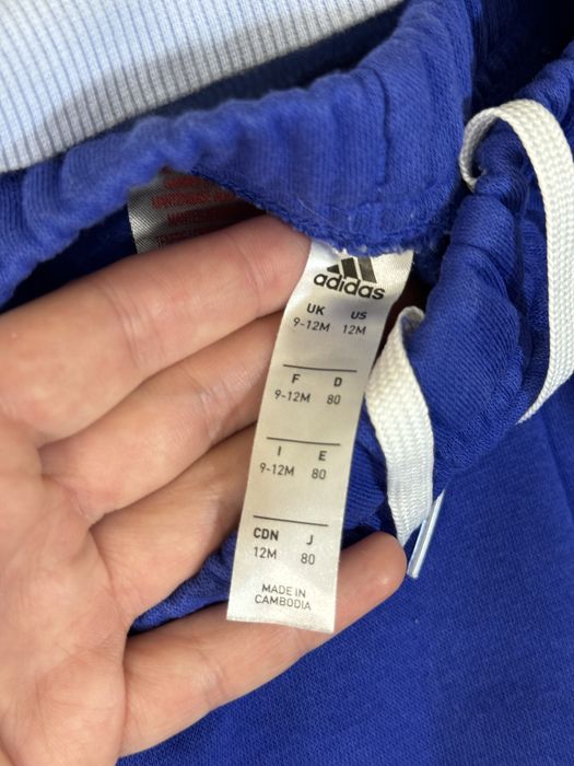 Спортивний костюм Адідас для хлопчика 80 розмір на флісі