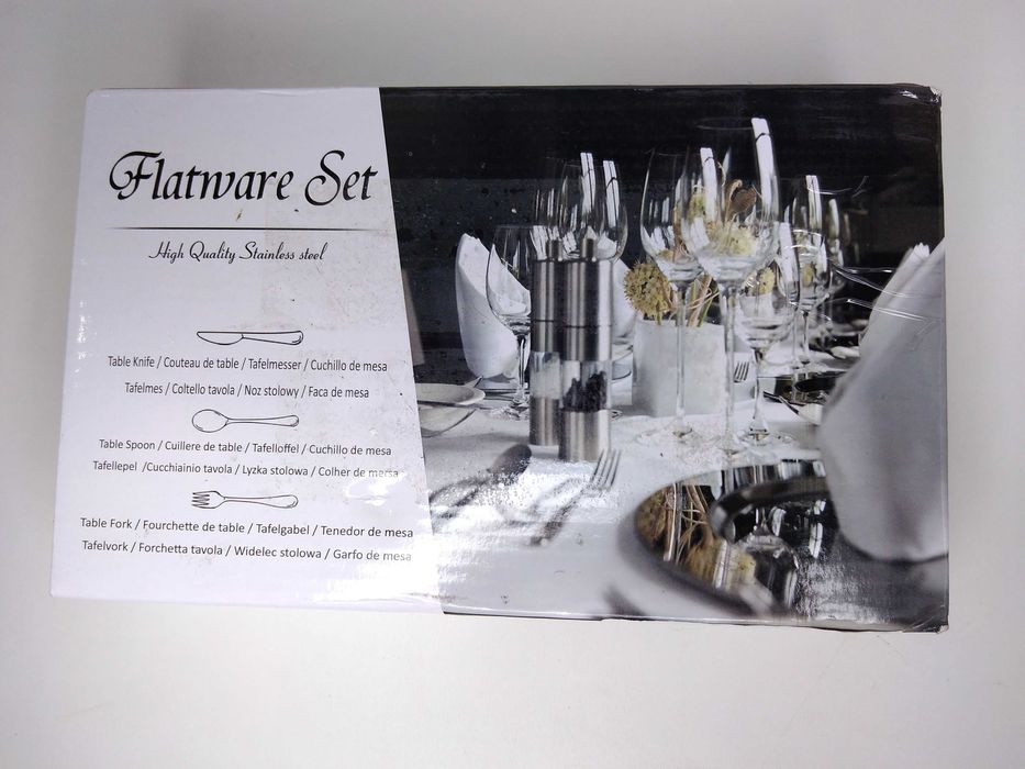 ZESTAW Sztućców SREBRNE 30elementów-NOWE