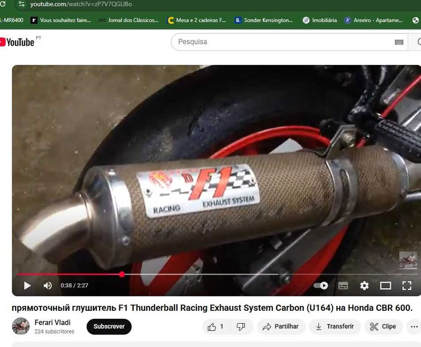 Escape  RACER F1  usado