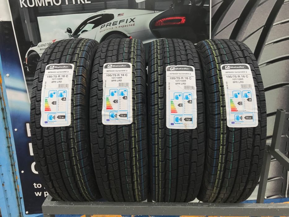 2x Opona wielosezonowa MATADOR 195/75 R16C 107/105R MPS400 całoroczna