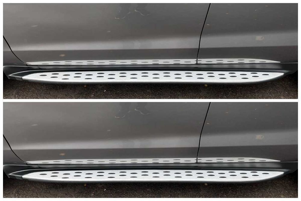 Алюминиевые пороги Mercedes ML W166 порог МЛ 166 подножки ML W166