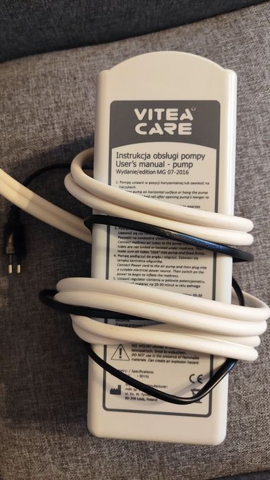 Materac przeciwodleżynowy Vitea Care VCM202, NOWY, NIEUŻYWANY.