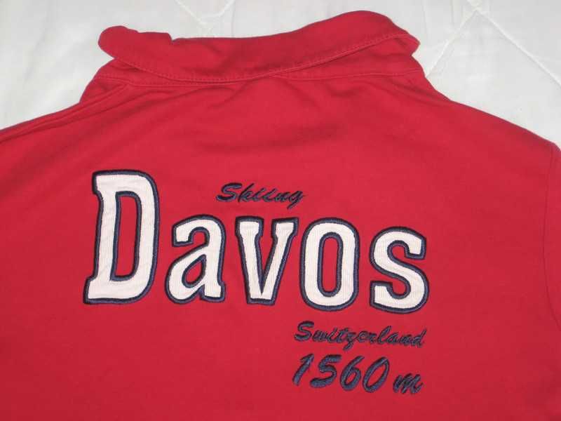 t-shirt koszulka długi rękaw bluzka Davos 42 Szwajcaria Street 1 haft