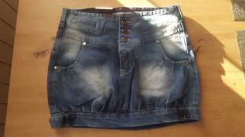 Spódnica jeans bombka