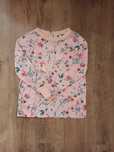 Bluza w kwiaty z rozcięciami