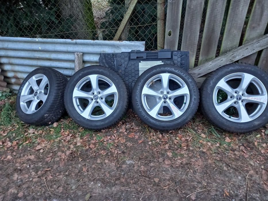 4szt 5x108x17 et40,otwo 72,szer 8j opony 5-6mm zima 235/55/17