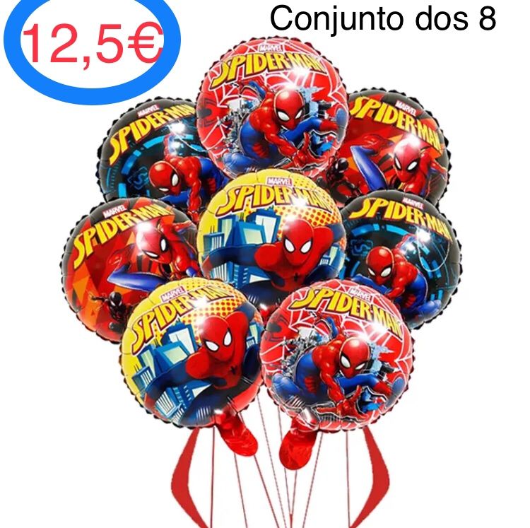 Balões para festa de aniversário hélio Marvel