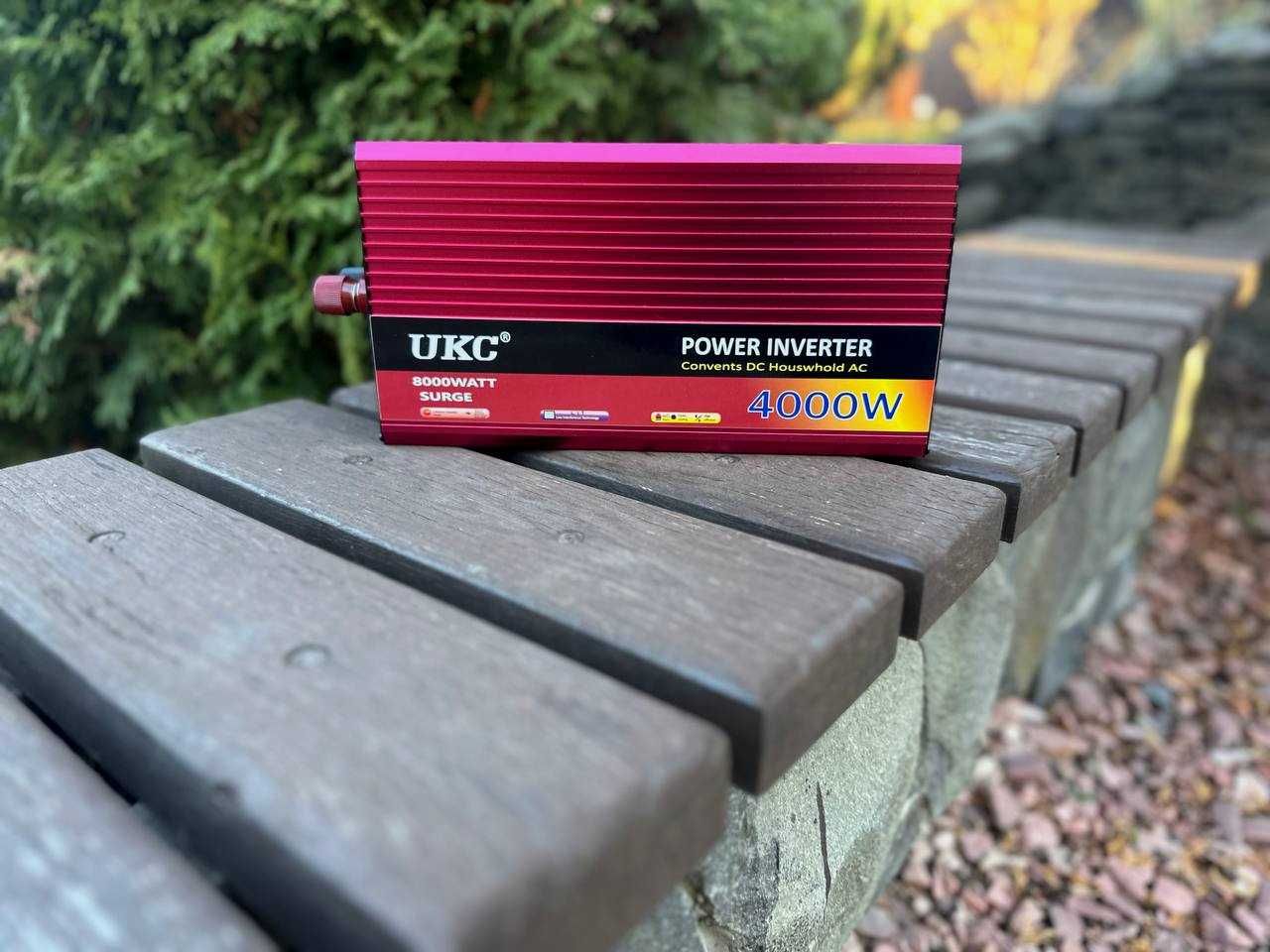 Преобразователь инвертор 12v 220v 4000W плавный запуск. Пиковая 8000W