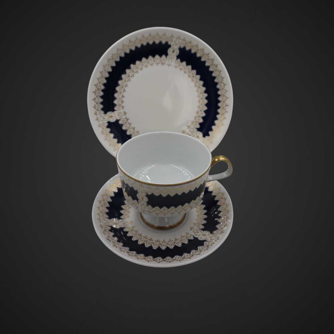 Zestaw śniadaniowy trio Lichte Fine China, Niemcy, lata 70 b5/032264