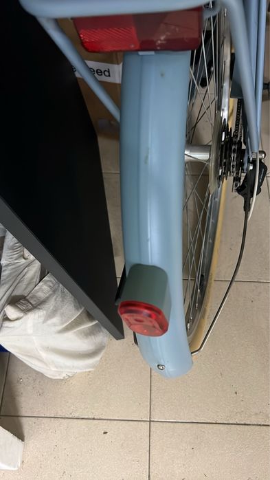 Bicicleta Elops azul estilo pasteleira