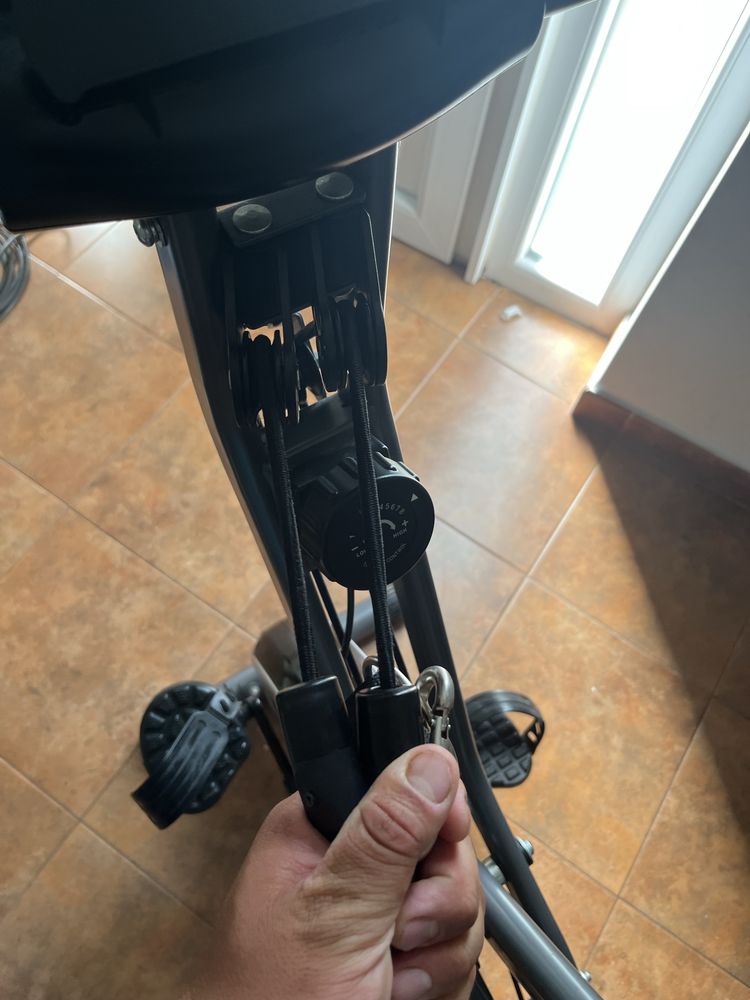 Bike de exercicio 3 em 1 dobravel painel digital com sensor