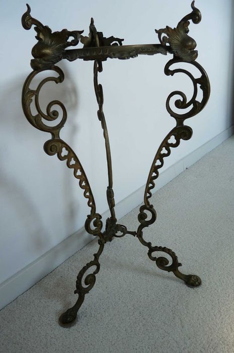 WYPRZEDAŻ PRZEPROWADZKA mosiężny stojak na kwiaty