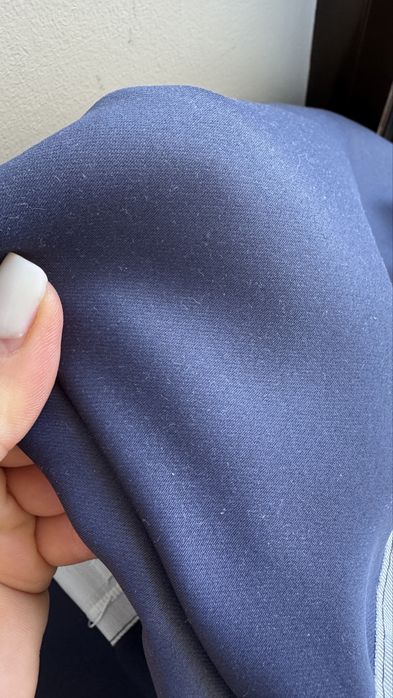 Шторы новые темно-синие